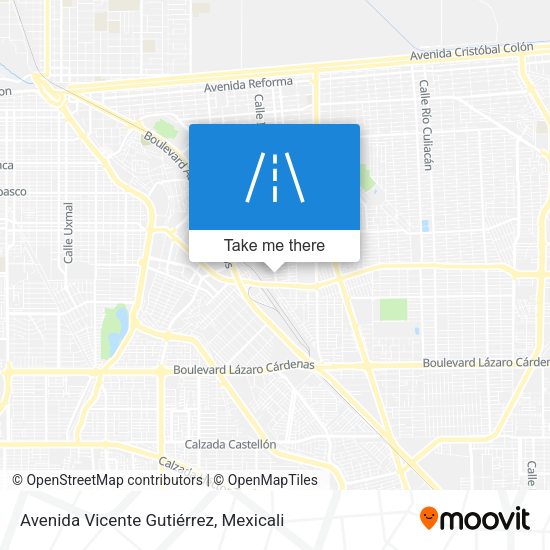 Mapa de Avenida Vicente Gutiérrez