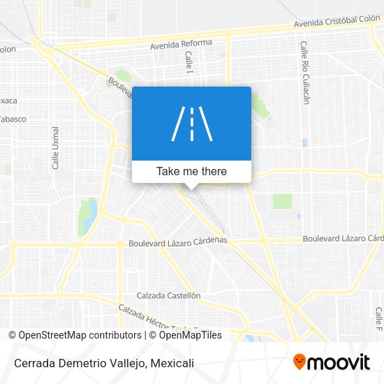 Cerrada Demetrio Vallejo map