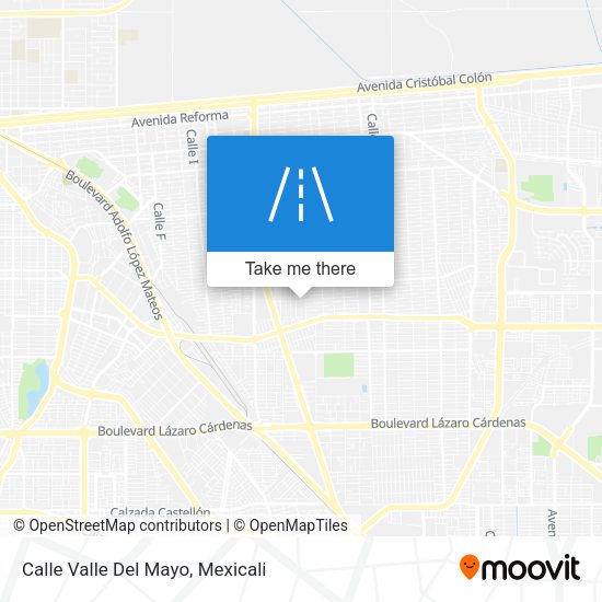 Calle Valle Del Mayo map