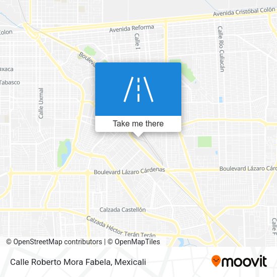 Mapa de Calle Roberto Mora Fabela