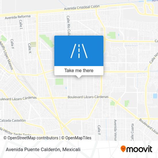 Avenida Puente Calderón map
