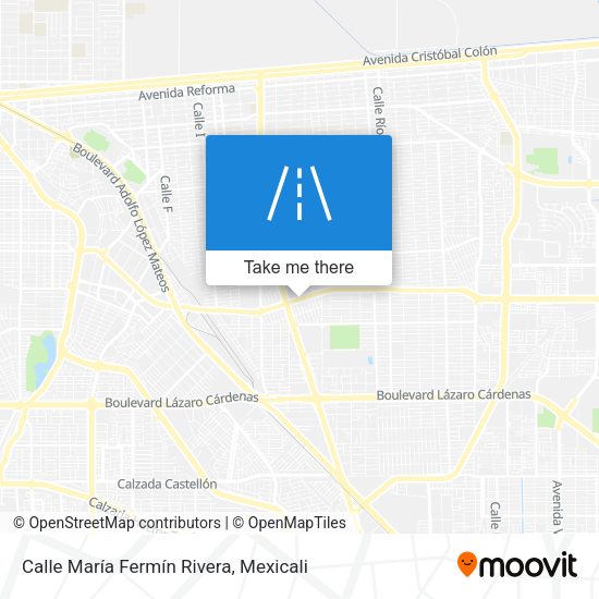 Calle María Fermín Rivera map