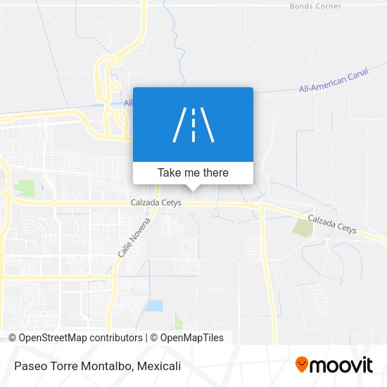 Paseo Torre Montalbo map