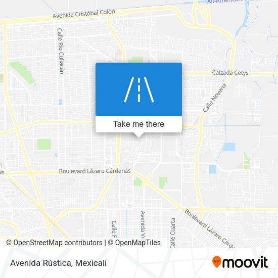 Avenida Rústica map