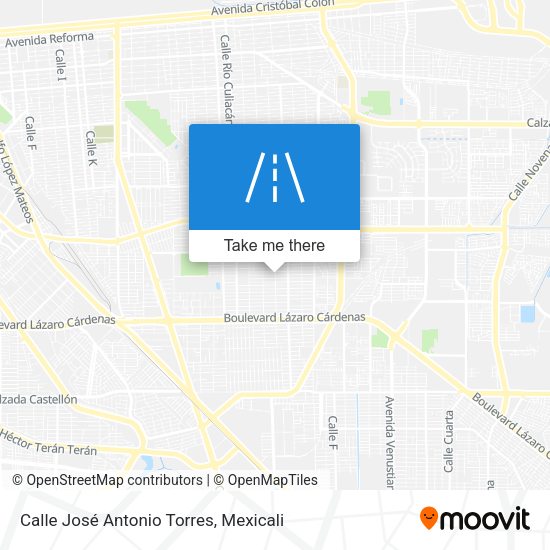 Calle José Antonio Torres map