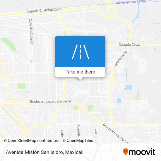Mapa de Avenida Misión San Isidro