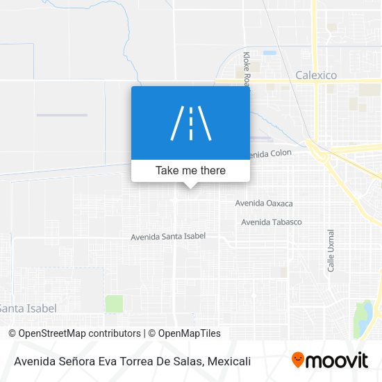 Mapa de Avenida Señora Eva Torrea De Salas