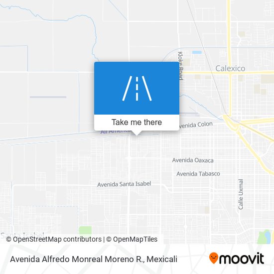 Avenida Alfredo Monreal Moreno R. map