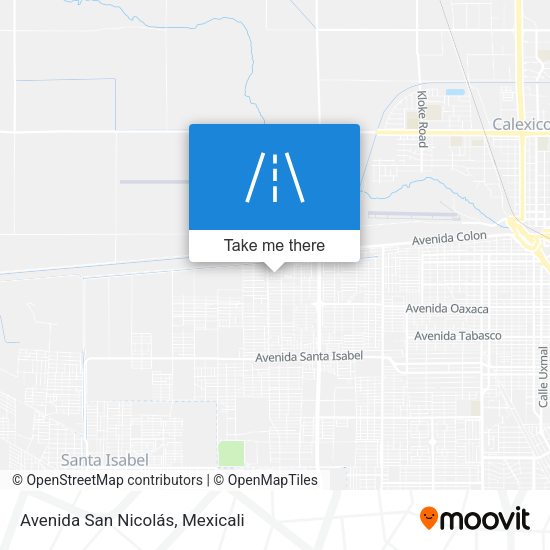 Mapa de Avenida San Nicolás