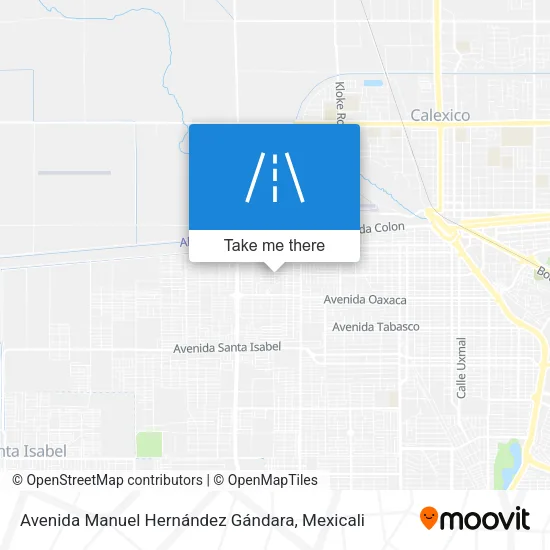 Avenida Manuel Hernández Gándara map