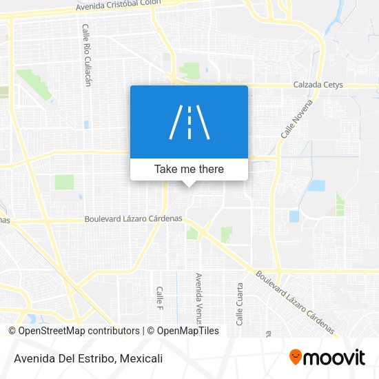 Avenida Del Estribo map