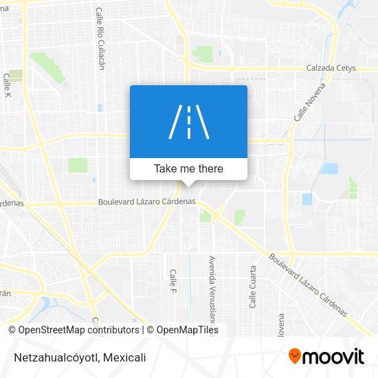 Mapa de Netzahualcóyotl