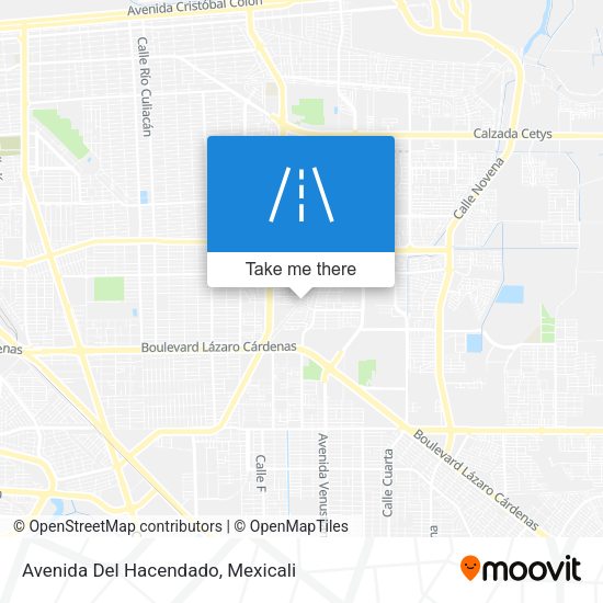 Avenida Del Hacendado map