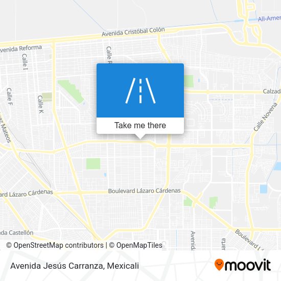 Mapa de Avenida Jesús Carranza