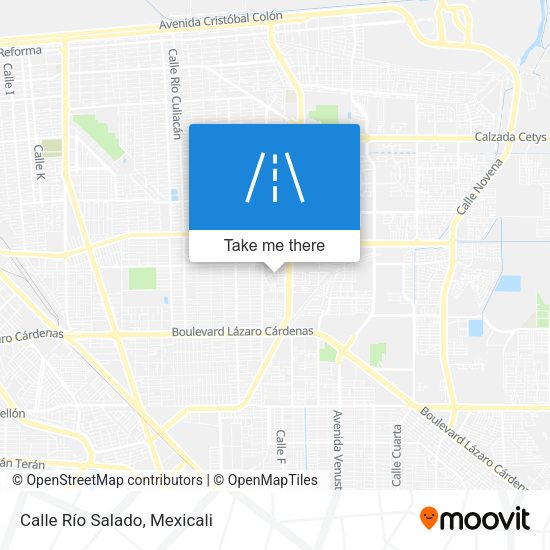 Calle Río Salado map