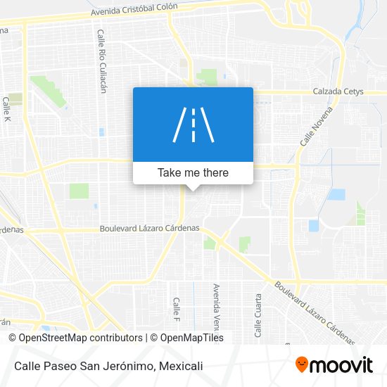 Mapa de Calle Paseo San Jerónimo