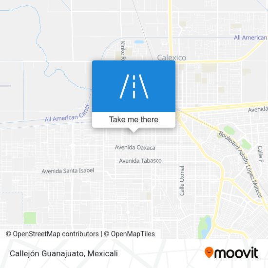 Callejón Guanajuato map