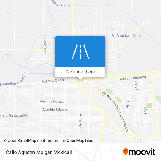 Calle Agustín Melgar map