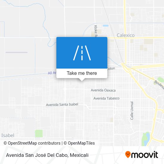 Avenida San José Del Cabo map