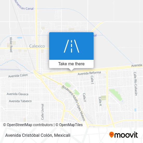 Avenida Cristóbal Colón map