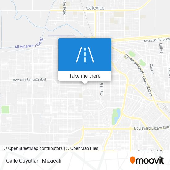 Mapa de Calle Cuyutlán
