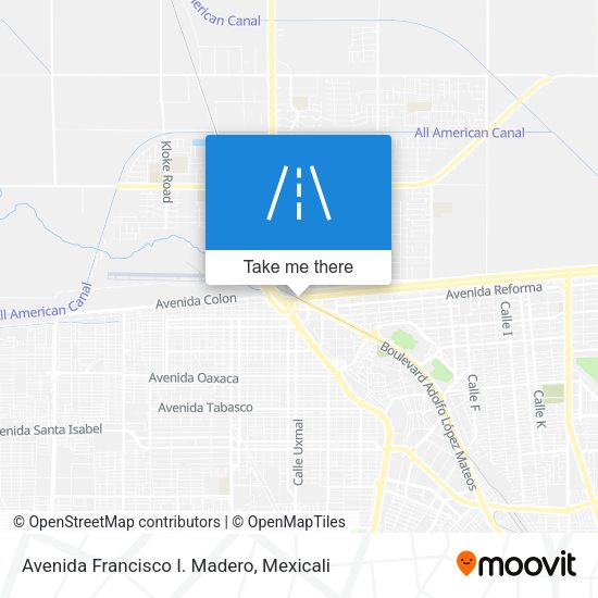Mapa de Avenida Francisco I. Madero