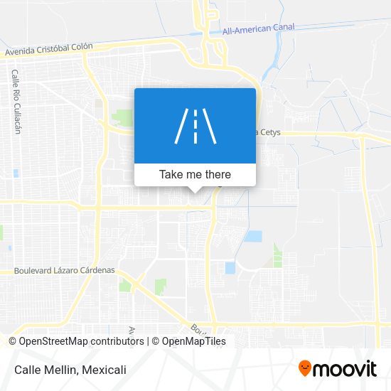 Mapa de Calle Mellin