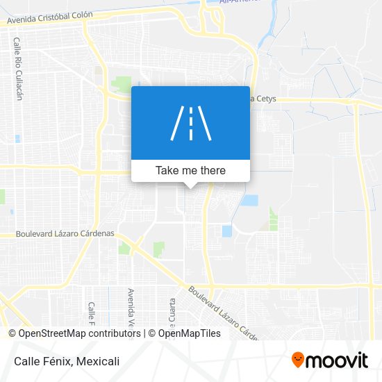 Mapa de Calle Fénix