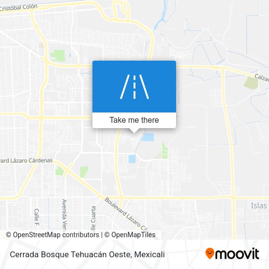 Cerrada Bosque Tehuacán Oeste map