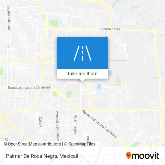 Palmar De Roca Negra map