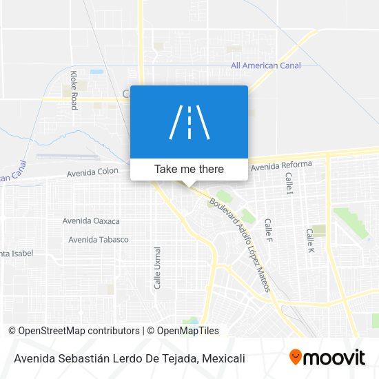 Avenida Sebastián Lerdo De Tejada map