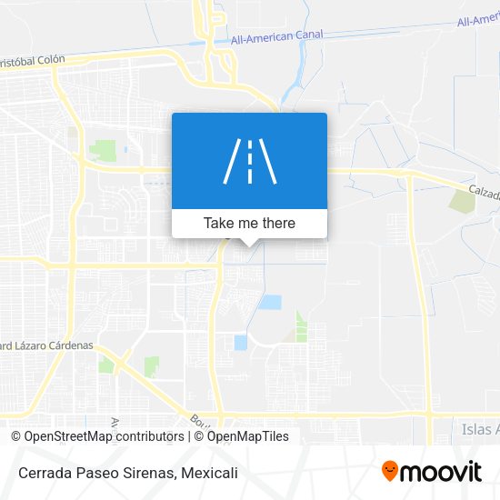 Mapa de Cerrada Paseo Sirenas