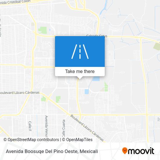 Mapa de Avenida Boosuqe Del Pino Oeste