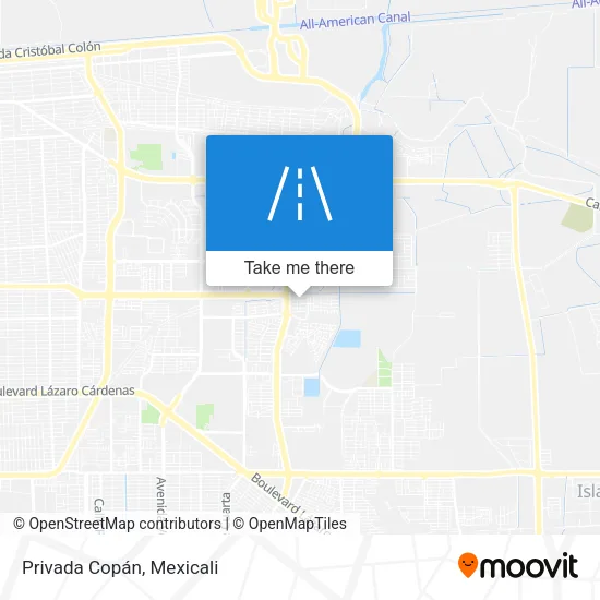 Mapa de Privada Copán
