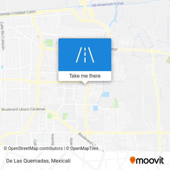 De Las Quemadas map