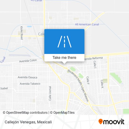 Mapa de Callejón Venegas
