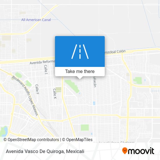 Avenida Vasco De Quiroga map
