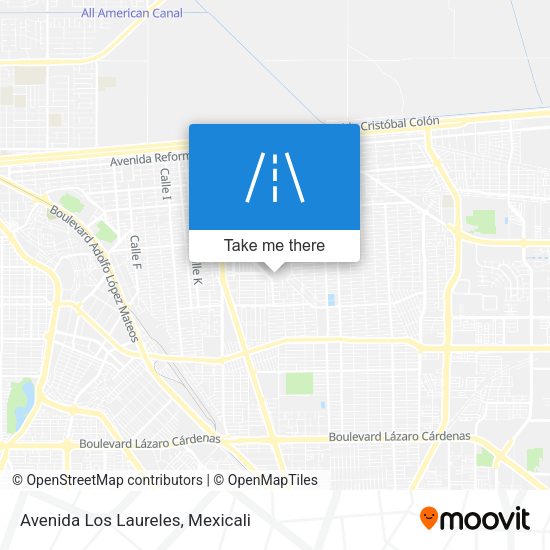 Avenida Los Laureles map