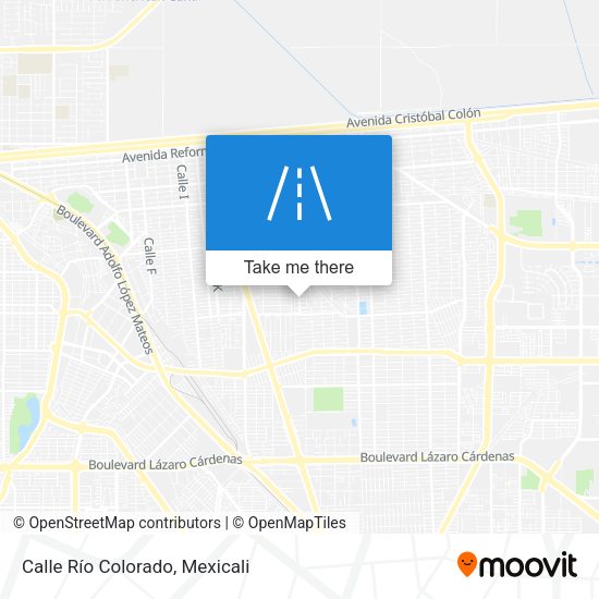 Calle Río Colorado map