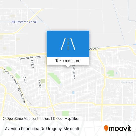 Avenida República De Uruguay map
