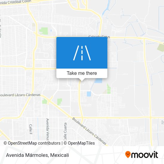 Avenida Mármoles map