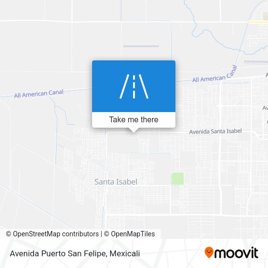 Avenida Puerto San Felipe map