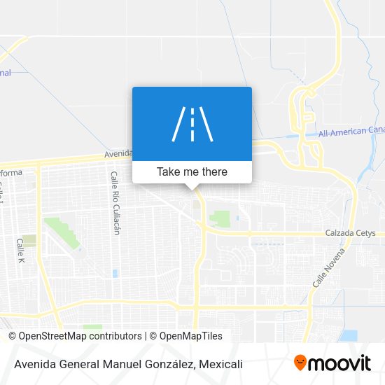 Avenida General Manuel González map