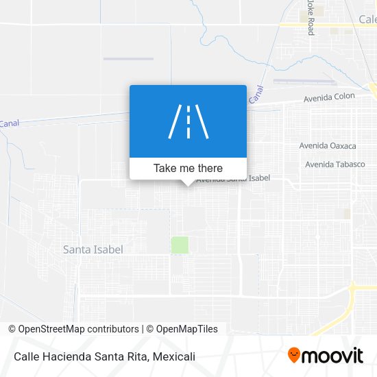 Calle Hacienda Santa Rita map