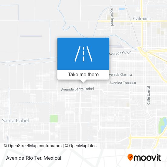 Avenida Río Ter map
