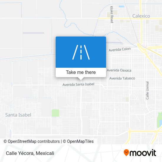 Mapa de Calle Yécora