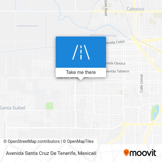 Avenida Santa Cruz De Tenerife map