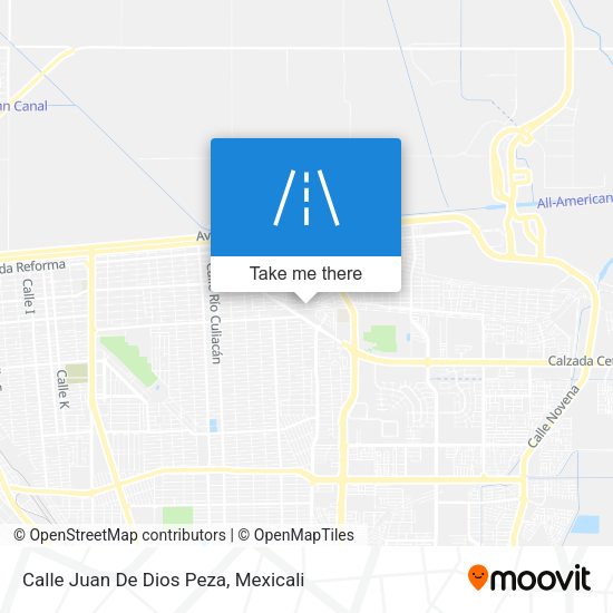 Calle Juan De Dios Peza map