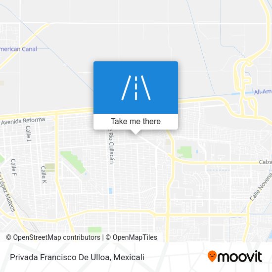 Privada Francisco De Ulloa map