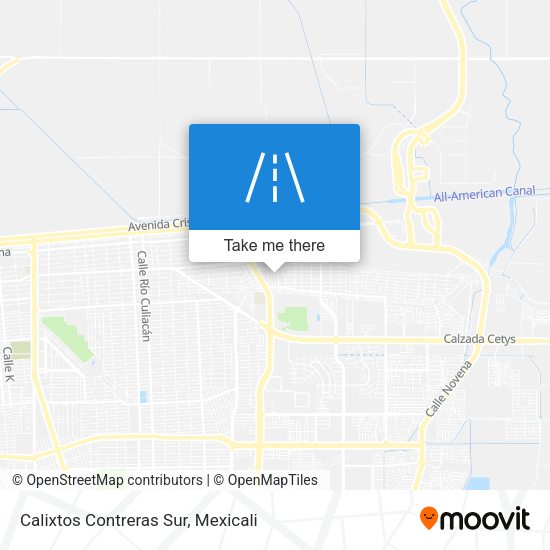Calixtos Contreras Sur map